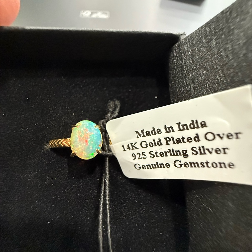 Ethiopian Opal Ring